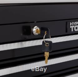 Hyper Tough 4 Drawer Tool Storage Chest Box Organizer Metal Black Top Cabinet