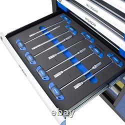 Hyundai 305 Piece 7 Drawer Caster Mounted Roller Premium Tool Box Chest Cabinet