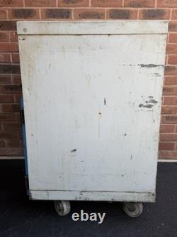 Industrial Metal Storage Cabinet Tool Chest 2 Drawers, Lockable Cupboard