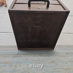 Industrial Vintage Five Drawer Steel Tool Cabinet Heavy Duty 1950s