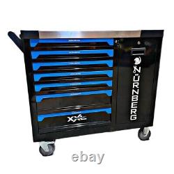 JUMBO 7 Drawer Caster Mounted Roller Tool Chest Cabinet Full of TOOLS