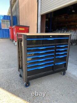 Jumbo Tool Chest Trolley Roller Cabinet With 10 Drawers Full Of Tools & Storage