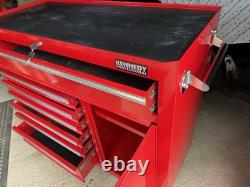 Kennedy Classic Extra Wide Red 7 Drawer Tool Cabinet Lockable on Wheels 400kg