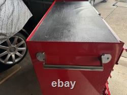 Kennedy Classic Extra Wide Red 7 Drawer Tool Cabinet Lockable on Wheels 400kg
