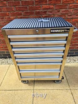 Kennedy Pro Stainless Steel 7 drawer Roller Cabinet / Tool box. NEW
