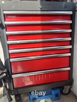 Kennedy Tool Box 7 Drawer Storage Tool Cabinet with Wheels