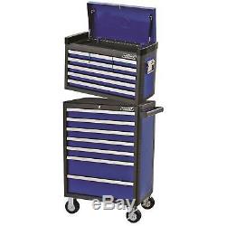 Kincrome Evolve 16 Drawer Tool Chest and Roller Cabinet Combo Blue