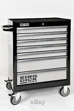 King Dick Tools 6 Drawer Roller Cabinet and Modular Metric Tool kit Blue