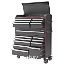 Kirkland 42 inch Tool Chest Rolling Cabinet Box For Garage Mechanics 16 Drawer