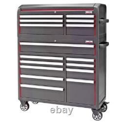 Kirkland 42 inch Tool Chest Rolling Cabinet Box For Garage Mechanics 16 Drawer