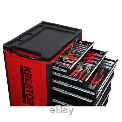 Kreator Large Workshop Garage 8 Drawer Tool Roller Cabinet Storage KRT653001