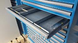 LISTA Blue Cabinet 18 Ball Bearing Heavy Duty Drawers. Perfect Tool Storage