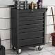 Large 7 Drawers Tool Chest Box Roller Tool Cabinet Cart With Ball Bearing Slide