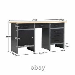 Large Garage Metal Tool Storage Chest Drawer Cabinet Lockable Workshop Organiser