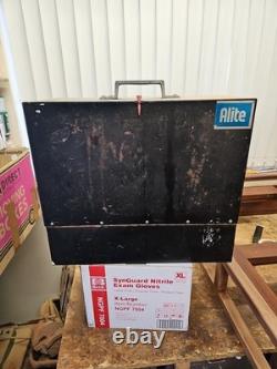 Large Metal Engineers Tool Chest With 4 Drawers Alite Badge To Front Fall