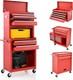 Large Rolling Tool Cabinet, 2-in-1 Detachable Metal Tool Chest With Drawers, Wh