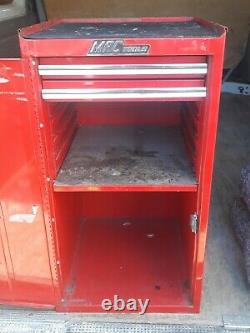 Mac Tools Side Cabinet Box / Locker With Drawers And Key