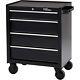 Mechanic Rolling Tool Chest Cart Box Container Garage Shed 4 Drawer Steel Black