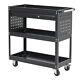 Metal Garage Workshop Workbench Tool Storage Cabinet Lockable Tool Box Cupboard