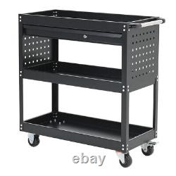 Metal Garage Workshop Workbench Tool Storage Cabinet Lockable Tool Box Cupboard