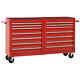 Metal Storage Tool Trolley Mobile Drawer Chest Cabinet Box Garage Workshop Cart
