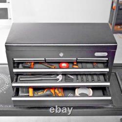 Metal Top Chest Tool Box Garage Workshop Storage Organiser Cabinet Six Drawers