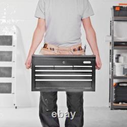 Metal Top Chest Tool Box Garage Workshop Storage Organiser Cabinet Six Drawers