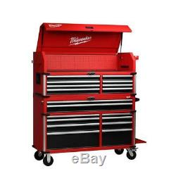 Milwaukee 18 Drawer Tool Chest Cabinet Storage Organizer High Capacity Red 56