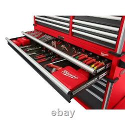 Milwaukee Tool Cabinet 10-Drawer 1-Shelf Ball Bearing Slide Heavy Duty Steel