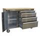 Mobile Stainless Steel Tool Cabinet 4 Drawer Sealeyap4804ss