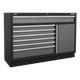 Modular Floor Cabinet Workshop Tool Storage Box 1360mm, 7 Drawer Sealey Apms64 C