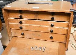 Moore & Wright Vintage Engineers 7 Drawer Cabinet Tool Box