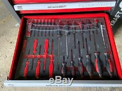 Muller Kraft 6 Drawer & Side Cabinet Locking Tool Chest with 245 Tools
