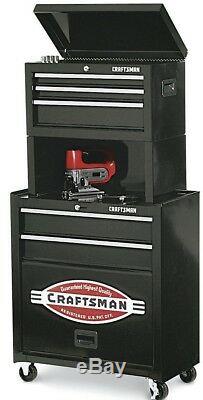 NEW! Craftsman 5 Drawer Case Cabinet Garage Storage Auto Tool Box Chest Casters