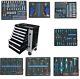 New Tool Workshop Deluxe Box Kit 7 Drawer Cabinet 7 Drawer Full Tools Trolley