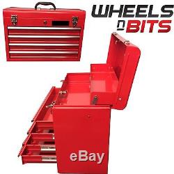 NEW Tool Box Metal Mobile Top Chest Storage Cabinet Handle 4 Drawer Workshop 22