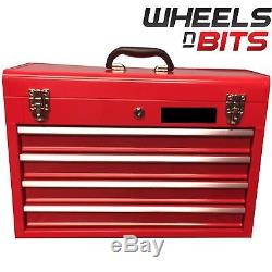 NEW Tool Box Metal Mobile Top Chest Storage Cabinet Handle 4 Drawer Workshop 22