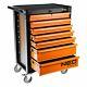Neo Tools Metal Garage Mechanic Tool Chest Cabinet With 7 Drawers