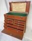 Neslein Vintage Engineers Collectors 8-drawer Cabinet Tool Chest Large Big Box