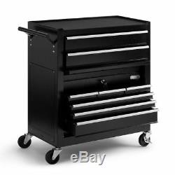 New Heavy Duty, High Capacity Tool Chest Box Storage Drawer & Cabinet Black