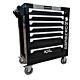 Nurnberg 7 Drawer Trolley Cabinet With Tools Roll Workshop Storage Chest Toolbox