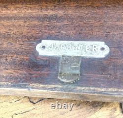 Oak drawer antique carpenters cabinet drawer vintage tool box engineers chest