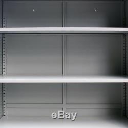 Office Storage Cupboard Filing Cabinet Tool Furniture Organiser With Key Storage