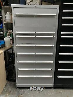 Original 8 Drawer Silver LISTA Tool Cabinet Part Refurbished