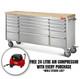 Promo Crytec 72in Stainless Steel 15 Drawer Work Bench Tool Box Chest Cabinet