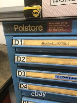 Polstore 14 roller drawer tool chest cabinet