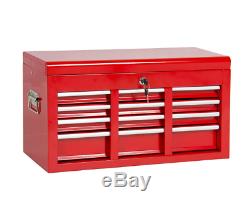 Portable Top Chest Rolling Tool Storage Box Cabinets Sliding Drawers Premium New