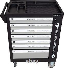 Professional 7 Drawer Tool Cabinet 299PC-Pro Storage Box/tool trolley UPGRADED