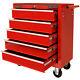 Red Metal 5 Drawer Lockable Tool Chest Storage Box Roller Cabinet/rolling Cab