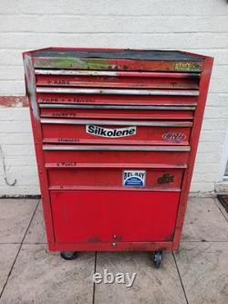 Red Rolling Tool Chest 6 Drawer Garage Workshop Roll Cab Cabinet with Wheels
